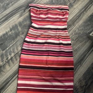 Express size m stripped tube dress